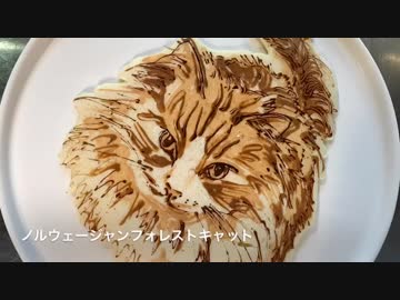 2/22は猫の日でした的パンケーキの動画にゃ