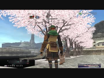 カッパのFF11生活871　お花見／バストゥークの歌　【実況】