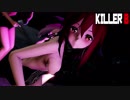 【MMD艦これ】白露型でKILLER B　DTを殺すセーターVer　歌詞つき