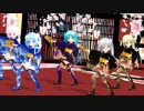【MMD】 ちび＆ぷちが振袖ミニで ♪ 極楽浄土 ♪２（画質向上版）[1080P]