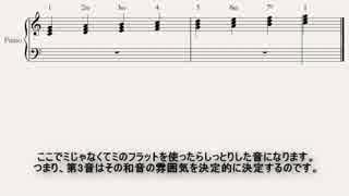 うｐ主自身のための和声法 第3回「予備知識 その３：各音度をルートとする三和音」