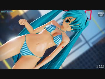 【MMD】ハイファイレイヴァー (らぶ式ミクKKC)【Ray-MMD】