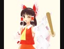 製作中の格ゲー紹介その１８・新キャラの博麗霊夢が完成【モデルDEファイト】