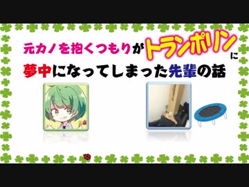 元カノを抱くつもりがトランポリンに夢中になってしまった先輩の話