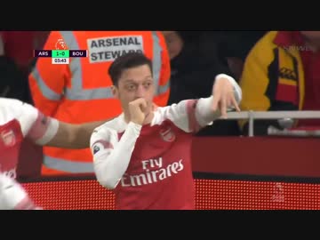 《18-19EPL：第28節》 アーセナル vs ボーンマス