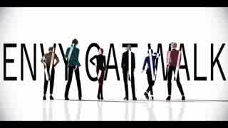 【MMDA3!】エンヴィキャットウォーク【至/千景/万里/紬/密/誉】