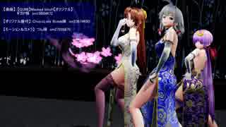 【東方MMD】チャイナな美鈴・咲夜・パチュリーで「Masked bitcH」 1080p