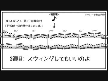楽しいハノン(1~20番用) 伴奏を作ってみた