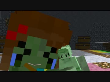 [minecraft] 出会い of スライムガール！ 後編[MMD]