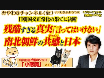残酷すぎる真実「言ってはいけない」。 南北朝鮮の共感と日本｜みやわきチャンネル（仮）#378