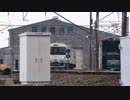 阿武隈急行　電車基地から梁川駅へ向かう8100系