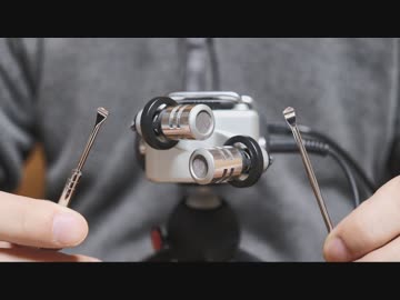 【ASMR】ステンレス耳かきで眠りスイッチを押す【音フェチ】