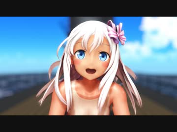 【MMD艦これ】まるゆコスのろーちゃんがなでなで