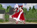 【３月５日は巫女の日】霊夢と早苗でgalaxias!【東方MMD】