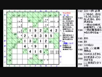 皆でパズル!!アーカイブ 2019/02/19 サムクロスを作ろう
