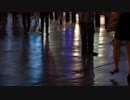 和田勝海　Groups of People Walking At Night