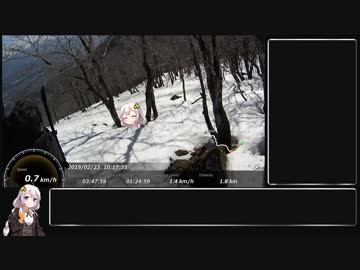 【RTA】厳冬期鈴鹿山脈　御池岳　敗退動画　続編