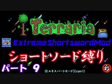 [Terraria+MOD]　ショートソード縛りEX パート９　[ゆっくり実況]