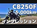 CB250Fで5000km走ってみて