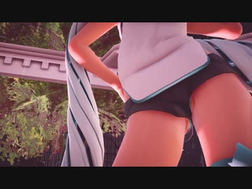 【MMD】ミクさんあかりちゃんみっちゃんでspring_of_life(差分投稿済み)