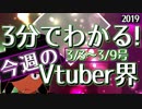 【3/3~3/9】3分でわかる！今週のVtuber界【佐藤ホームズの調査レポート】