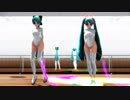 【MMD】ハイレグレオタードならぶ式ミクKKCで「GLIDE」
