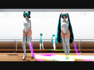 【MMD】ハイレグレオタードならぶ式ミクKKCで「GLIDE」