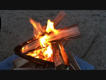【デイキャンプ】夏井川渓谷キャンプ場で焚き火
