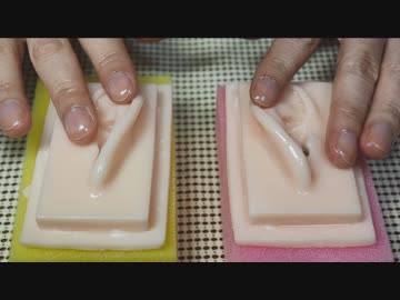 【ASMR】ベビーオイルで手の温もりまで伝わる耳のマッサージ【音フェチ】