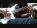 DragonForce - Through The Fire And Flames guitar solo cover 一発どり