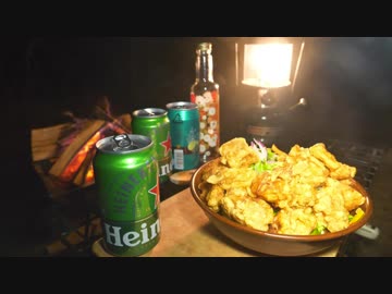 【後編】弾丸唐揚げキャンプ【焚火】