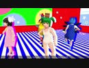 【そばかす式MMD】　ゴーストルール　　キスメ・チルノ・ピース・てゐ