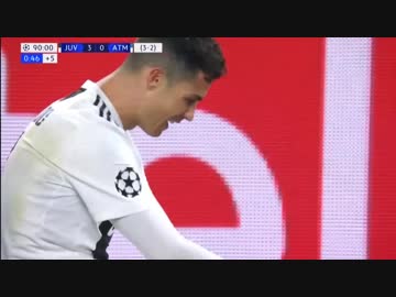 ロングハイライト【クリロナ伝説のハット】　18-19 CL　ベスト16 ユベントス VS アトレティコ・マドリード