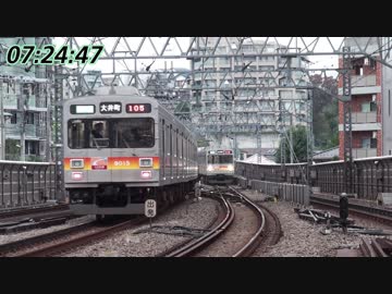 [4.6時間]東急溝の口駅平日朝ラッシュ【06:00-10:40】20181122