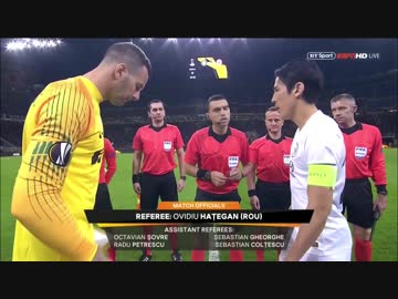 長谷部先発 《18-19ヨーロッパリーグ》 [ベスト16・2ndレグ] インテル vs フランクフルト