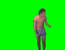 何かを手渡すバン兄貴