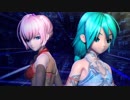 [透けDIVA]PD-FTDX　erase or zero[ミク 翠玉&ルカ 紅玉]