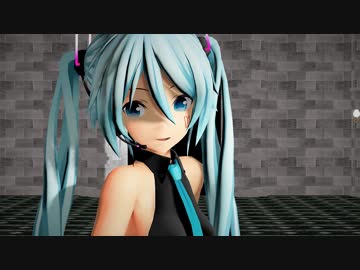 【Ray-MMD】黒服つみミクさんでConqueror
