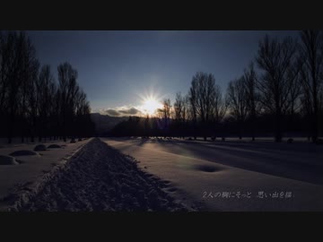 【冬の終わりに】雪の華 歌わせて頂きました。【香山てまり】