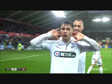 《18-19FAカップ》 [準々決勝] スウォンジー (2部) vs　マンチェスター・シティ