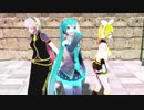 【MMD】桃源恋歌をミク達に踊ってもらった。