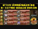 城プロRE 武神降臨!福島正則 普通 素☆５以下構成+新田金山城 湊城を活用