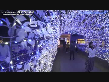 【散策物語】 クロスランドおやべ　イルミネーション2019