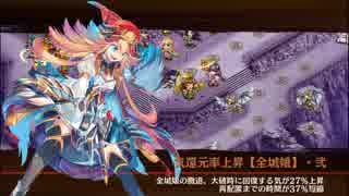 【城プロRE】武神降臨！福島正則 難 Lv50～102 平均72.3
