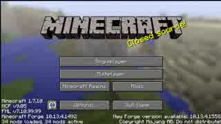 【ゆっくり実況】工業クラフト～軍事成分を添えて～　part1【Minecraft】