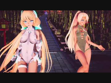 【MMD】アンジェラさん達でKiss me 愛してる
