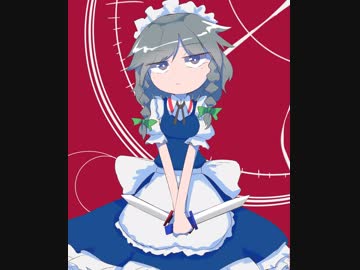 【ワンドロ】十六夜咲夜を描きました【ばちこん】