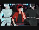 【MMDはたらく細胞】拍動するステージで踊ってもらった（黒白赤）