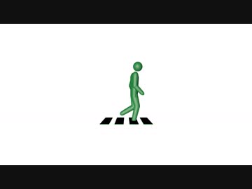 横断歩道を渡ると変な音がするよ！