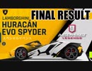【Asphalt9】アスファルト9:Legends 「ランボルギーニ ウラカンEVOスパイダー　メガイベント」最終結果